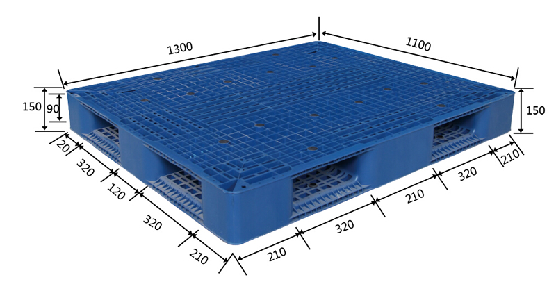 1311雙面網格塑料托盤