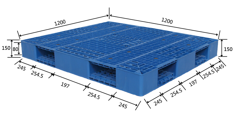 1212雙面網格塑料托盤