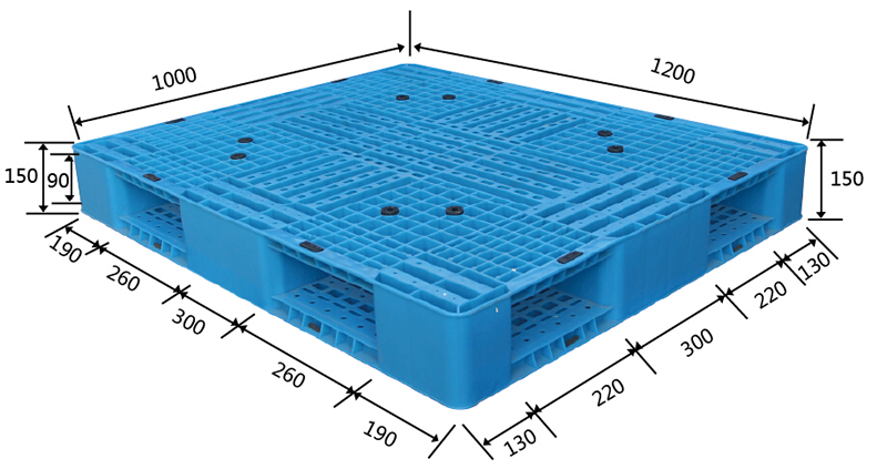 1210雙面網格塑料托盤