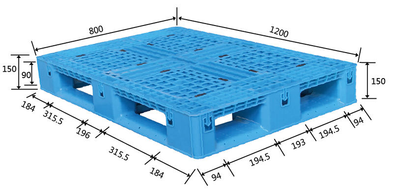 1280田字網格塑料托盤